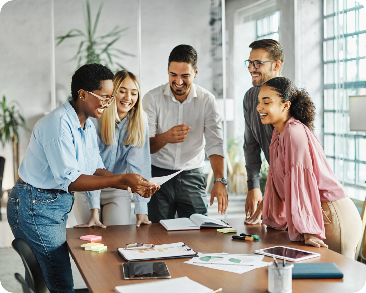 Group meeting sharing information